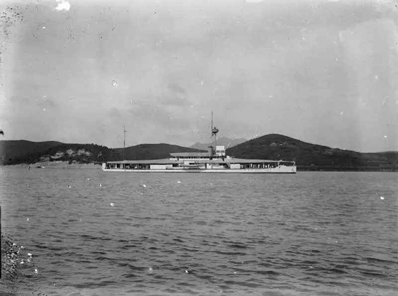 The Insect Class river gunboat HMS GNAT on the China Station