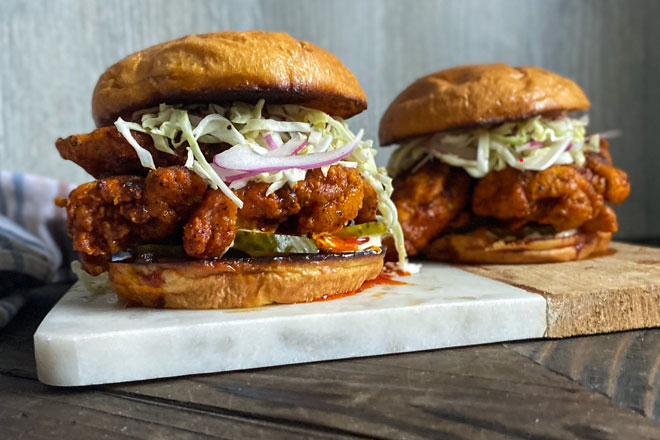 Gamebird Gourmet // Nashville Hot Pheasant Sandwich