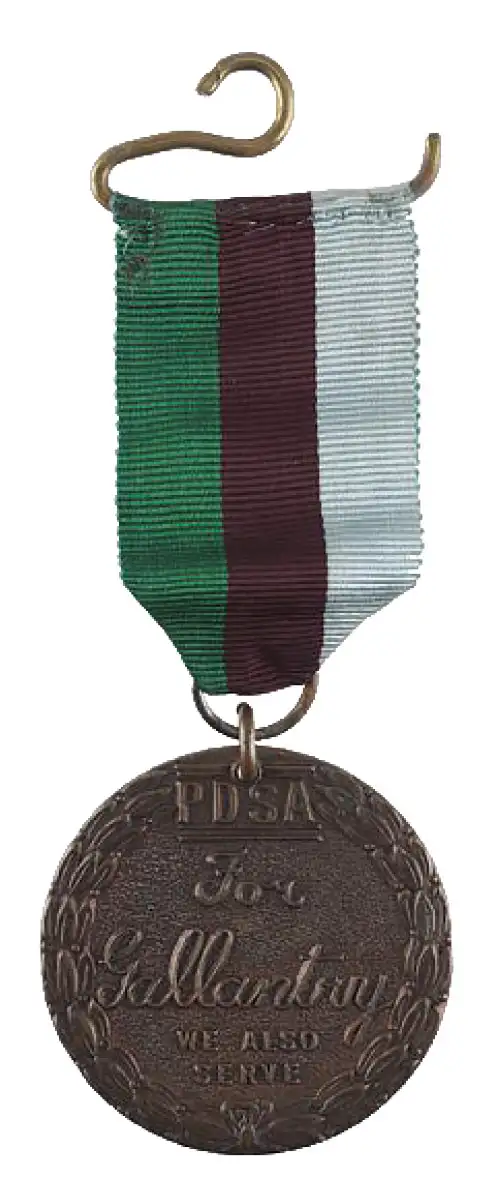 The Dickin Medal - commonly referred to as "the animal's Victoria Cross," it is Britain's highest military honor for animals