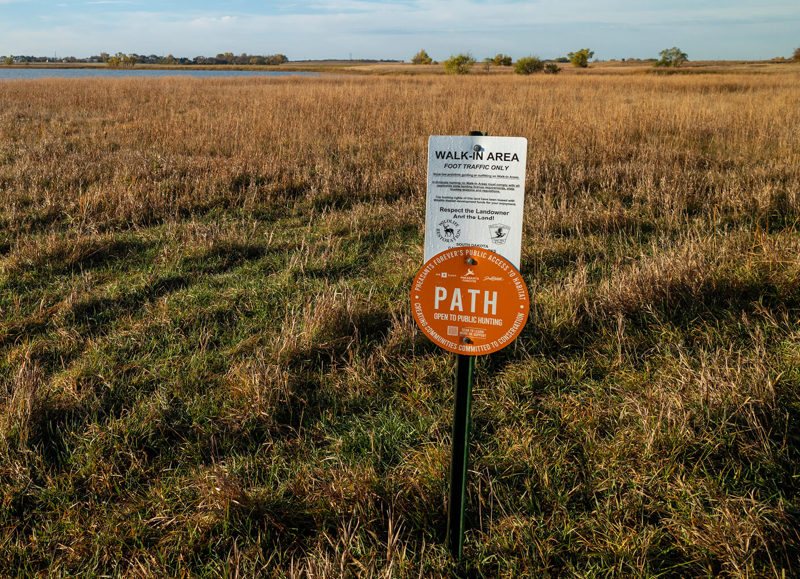 PATH sign in green and grassy field